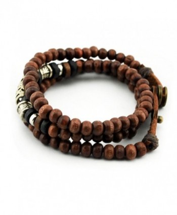 Konalla Wooden Bracelet Multistrand Wristband