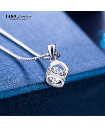 T400 Jewelers Openwork Sterling Necklace in Women's Pendants