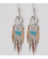 Idealway Bohemian Vintage Tassel Earrings