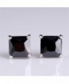 GULICX Diamante Square Pierced Earrings