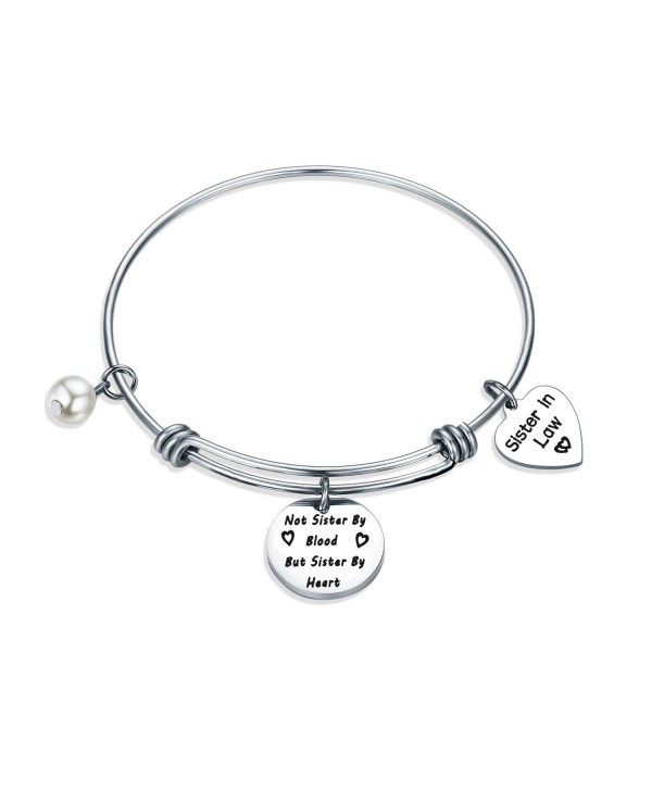 Sister In Law Bracelet Not Sister By Blood But Sister By Heart Charm ...