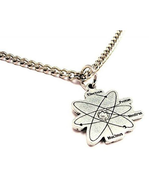 ChubbyChicoCharms Atom Single Charm 18" Necklace - C411E3ZKVR7