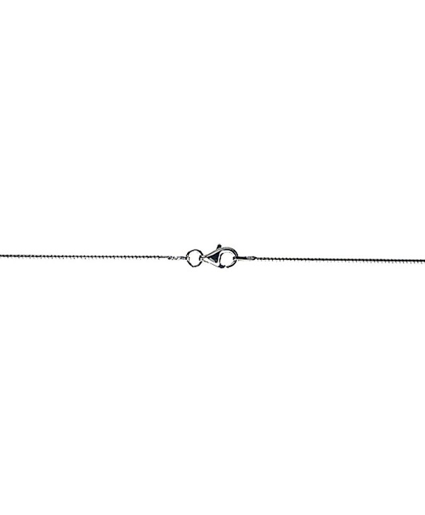 Sterling Silver Soft Wire Round Omega Neck 1mm Choker Nickel Free Italy- sizes 16 - 20 inch - CK111G6JITN