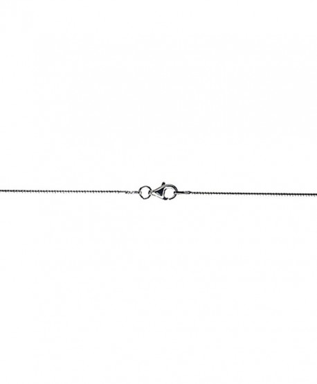 Sterling Silver Soft Wire Round Omega Neck 1mm Choker Nickel Free Italy- sizes 16 - 20 inch - CK111G6JITN