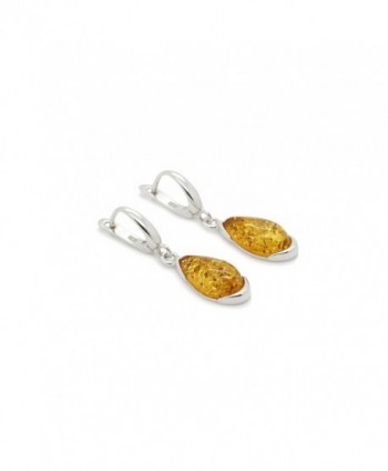 Sterling Leverback Earrings Genuine Natural