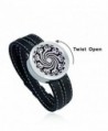 FLYMEI Aromatherapy Essential Hypo allergenic Stainless in Women's Bangle Bracelets