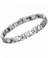 Brand New Lady's Titanium Stainless Steel Magnetic Bracelet Anti-fatigue Anti-radiation in a Gift Box - CO11034PDD9