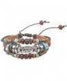 Ancient Tribe Women's Hemp Leather Beads Beaded Bracelet - CP11XPJVWST