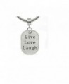 Live Love Laugh Dangle Charm Compatible with Most Major European Bracelets - CT110FLCSGF