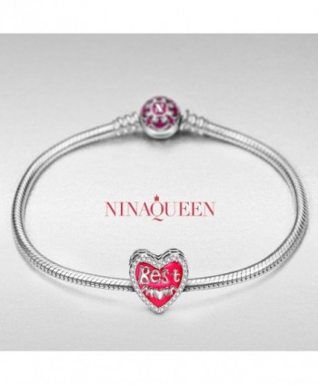 NinaQueen Sterling Bracelets Anniversary Christmas in Women's Charms & Charm Bracelets