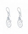 MBLife Sterling Silver Musical Earrings in Women's Drop & Dangle Earrings
