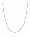 925 Sterling Silver Solid 1.5mm Polished Box Chain Necklace 7" - 30" - C911E8756HZ