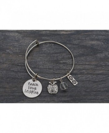 Teacher Bracelet Teacher Jewelry Appreciation Teachers in Women's Bangle Bracelets