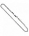 Sterling Silver Spiga Wheat Chain Necklaces & Bracelets Nickel Free Italy- 7-30 inch - CT111C9VSTH