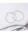 LILIE WHITE Patinum Classic Earrings in Women's Hoop Earrings