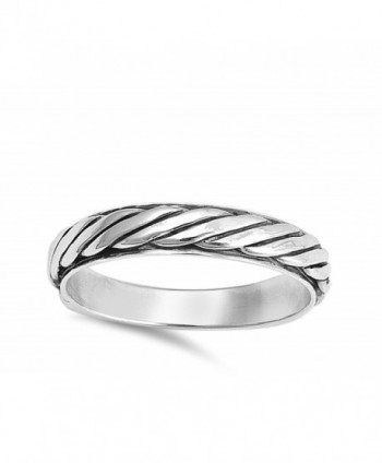 Eternity Twisted Thumb Sterling Silver