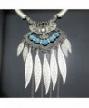 Fashion Silver Feather Filigree Necklace in Women's Choker Necklaces