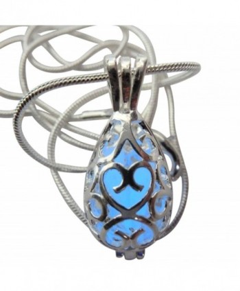 Wishing Teardrop Fairy Magical Necklace blue sil in Women's Pendants