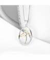 Sterling Silver Zirconia Pendant Necklace