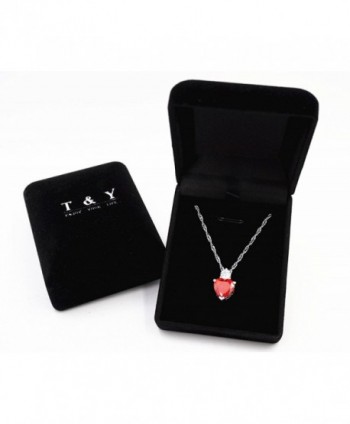 Tyjewelry Plated Crystal Pendant Necklaces