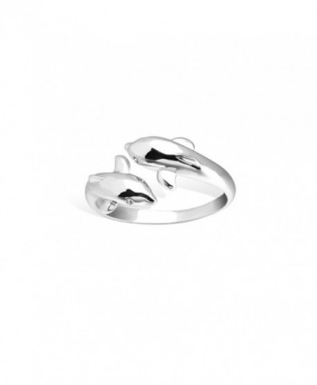 SHEGRACE Lovely Dolphin Sterling Silver in Women's Band Rings