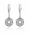 Sterling Silver Celtic Knot Leverback Earrings - CI188NX2NTM