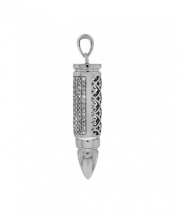 Bullet Polished Sterling Silver Pendant in Women's Chain Necklaces