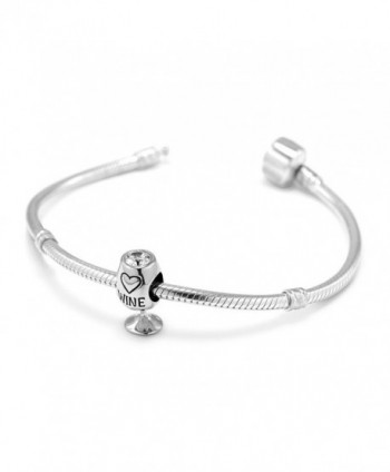 Sterling Silver Simulated Zirconia Bracelet