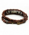 Konalla Wooden Bracelet Multistrand Wristband in Women's Wrap Bracelets