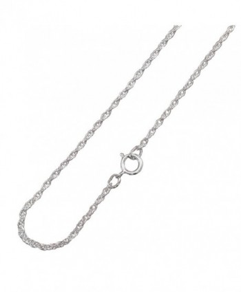.925 Sterling Silver Rope Chain- 1.2mm Wide- 16 - 30 Inches Long - CX11DCZMKV9