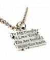 ChubbyChicoCharms To My Daughter I Love You So. You Are Special I Hope You Know Single Charm 18" Necklace - CG11E3ZL3SX