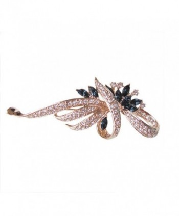 Fashion Womens Flower Zirconia Crystal in Women's Brooches & Pins