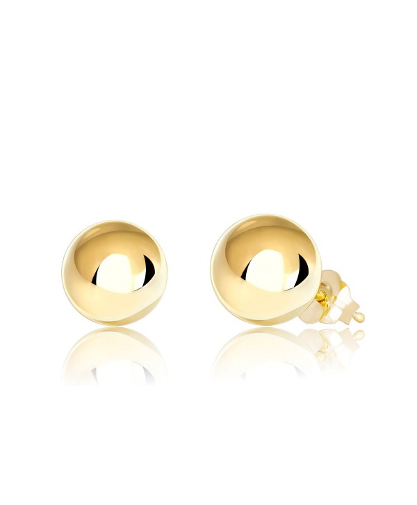 14K Gold Ball Stud Earrings- 2mm - 10mm - CL18287UAYE