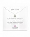 Dogeared Going Places Compass Disc Necklace- Sterling Silver 16" - C91259FGKGP