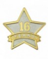PinMart's 16 Year Service Award Star Corporate Recognition Dual Plated Lapel Pin - CG11NKC5NZ9