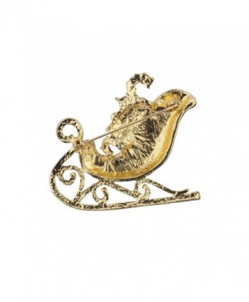 Lux Accessories Holiday Christmas Sleigh