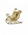 Lux Accessories Holiday Christmas Sleigh