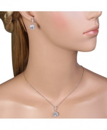 EVER FAITH Sterling Gorgeous Necklace in Women's Jewelry Sets