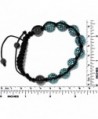 AnsonsImages Shamballa Rhinestone Turquoise Adjustable