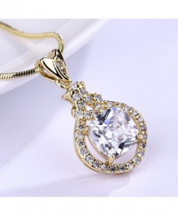 GULICX friendship Crystal Pendant necklace in Women's Pendants