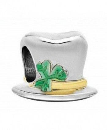 Rosemarie Collections Women's Irish Leprechaun Hat Charm Bracelet Bead - C811QW6S2TJ
