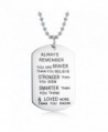 Udobuy Stainless Remember Inspirational Engraved - C812F699NLX