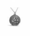 Rosa Vila Camping Necklace - Camping In The Park Mountain Ranges and Forest Stamped Necklaces for Women - C7183TW7IT8