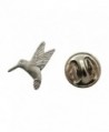 Hummingbird Mini Pin ~ Antiqued Pewter ~ Miniature Lapel Pin ~ Sarah's Treats & Treasures - CN12H6URIQH