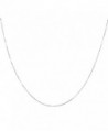 925 Sterling Silver Italian 1MM 8 Side Diamond Cut Snake Chain Necklace Lobster Claw Clasp With Extra Free Gift - CI12O4Z83JB