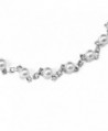 Rhinestone Design Bridal Necklace Earring