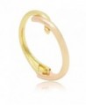 BEMI Elegant Silver Polished Bracelet - Gold and Rose Gold - CM185OYSKTY