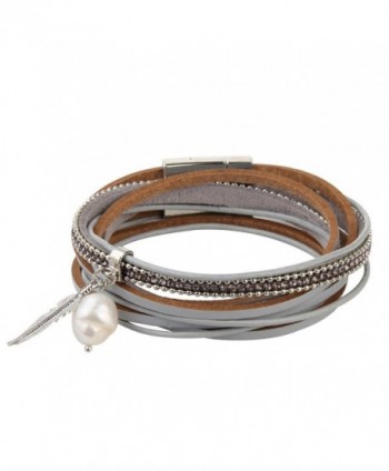 Genuine Leather Vintage Bracelet Jenia in Women's Wrap Bracelets