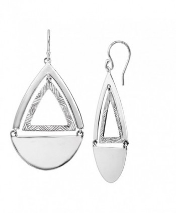 Silpada 'Good Shape' Sterling Silver Drop Earrings - CB12N9L6HXD