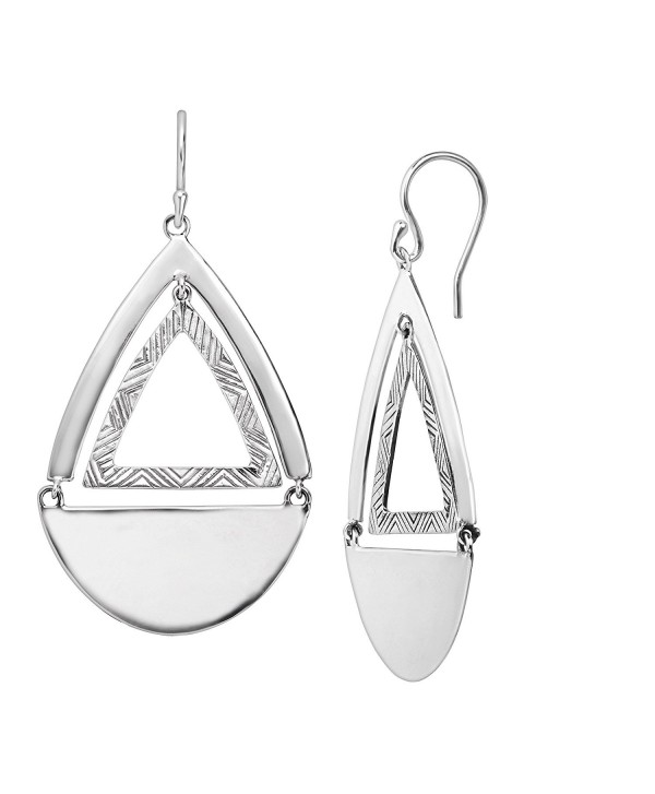 Silpada 'Good Shape' Sterling Silver Drop Earrings - CB12N9L6HXD